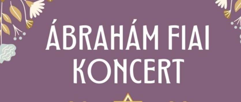 Ábrahám fiai koncert a Nagy Fuvaros utcai zsinagógában